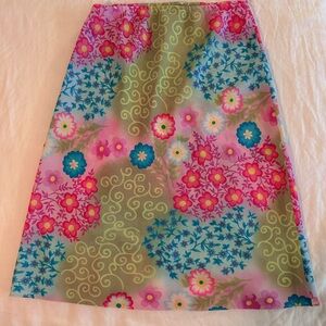 Unlabeled flower Slip Skirt